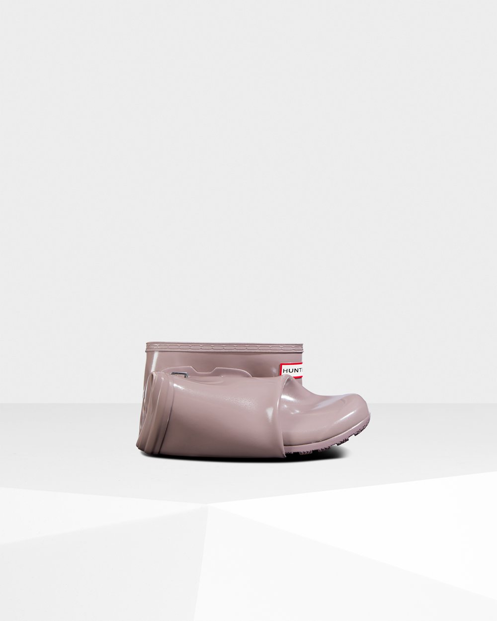 Kısa Yağmur Çizmesi Bayan - Hunter Original Tour Foldable Gloss - Mor - RBT-215940